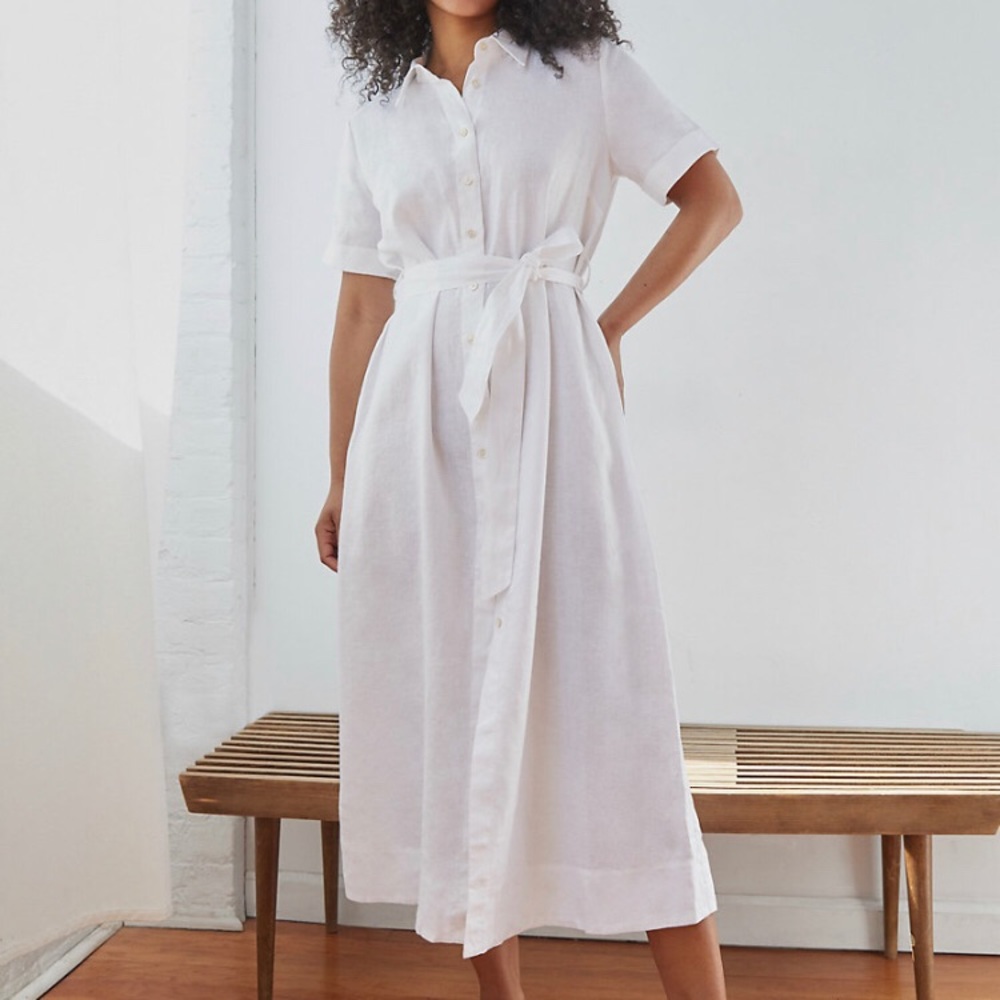 ARITZIA Wilfred Eleta White Dress
